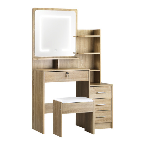 Phelps vanity set online with stool and mirror